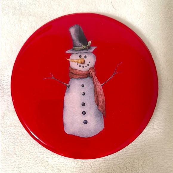 6) COASTERS- Red Set of 6 w/holder
Acrylic and resin top! Handmade - Picture 9 of 10